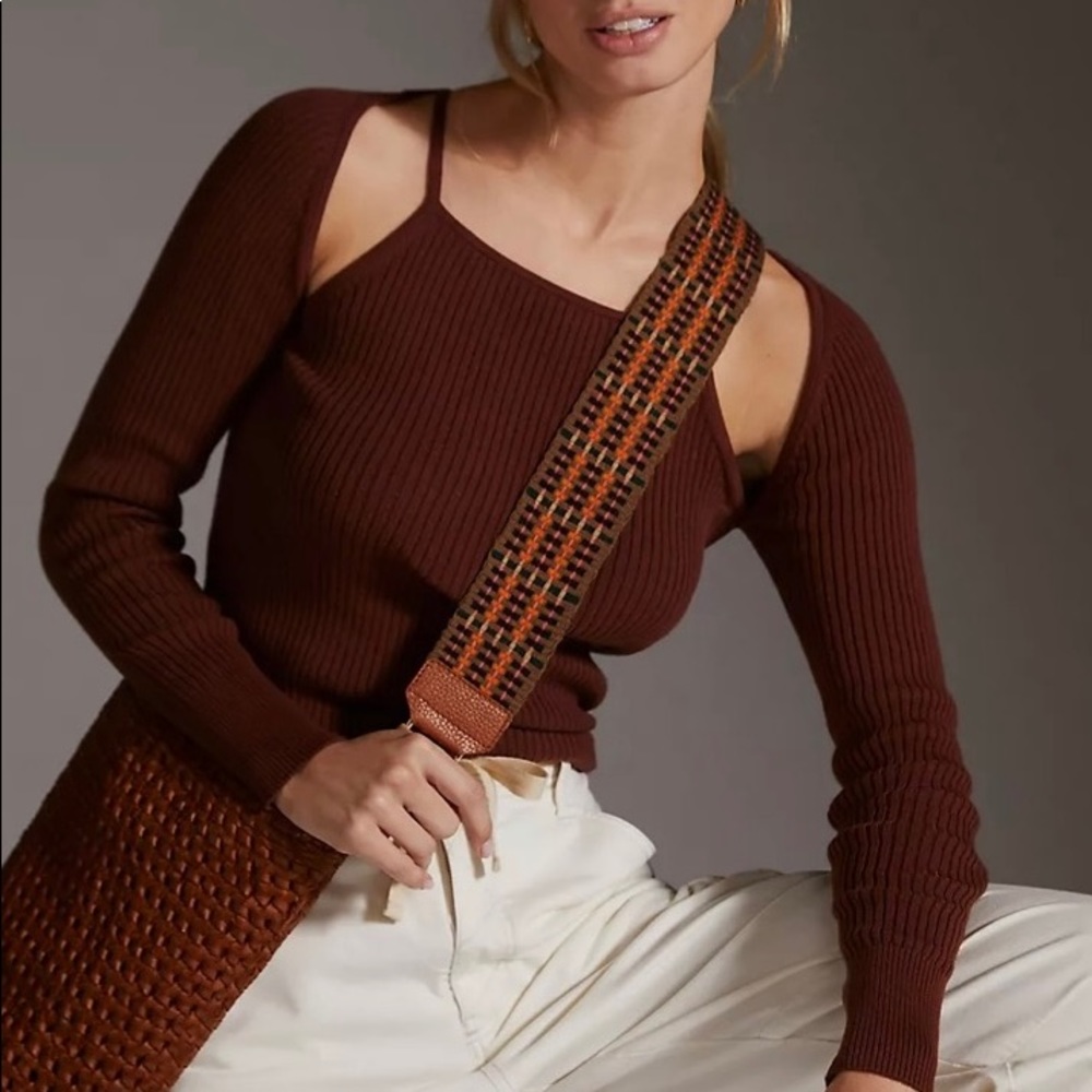 Anthropologie ribbed sweater